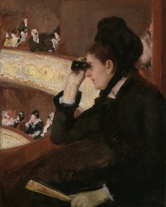 W loży autorstwa Mary Cassatt