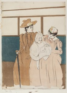 W Omnibusie autorstwa Mary Cassatt