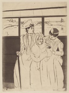 W Omnibusie autorstwa Mary Cassatt
