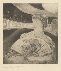 W Operze Box nr 3, ok. godz. 1880. autorstwa Mary Cassatt