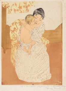 Matczyna pieszczota, 1890-1891. autorstwa Mary Cassatt