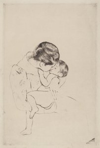 Pocałunek Matki autorstwa Mary Cassatt