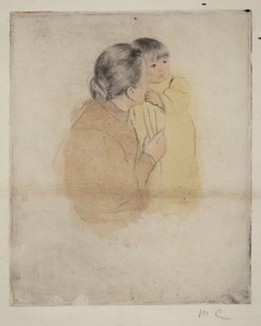 Chłopska matka z dzieckiem autorstwa Mary Cassatt