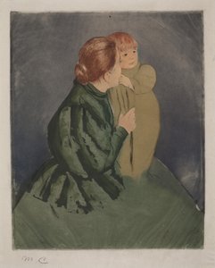 Chłopska matka z dzieckiem autorstwa Mary Cassatt