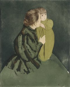 Chłopka z dzieckiem autorstwa Mary Cassatt