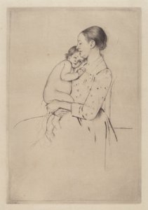 Cisza, ok. 1891 autorstwa Mary Cassatt