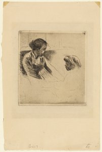Susan i dziecko naprzeciw siebie autorstwa Mary Cassatt