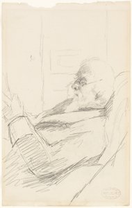 Czytanie Ojca Artysty autorstwa Mary Cassatt