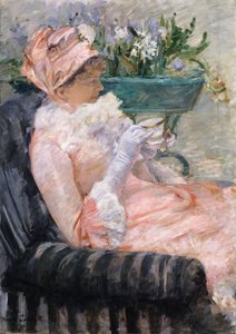 Filiżanka herbaty, ok.1880-1 autorstwa Mary Cassatt