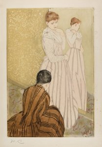 Oprawa, 1890-91 autorstwa Mary Cassatt