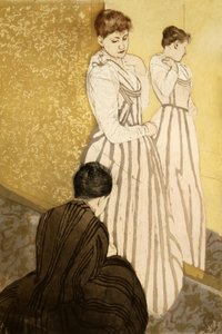 Przymiarka, wyd. 1891 autorstwa Mary Cassatt