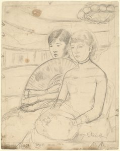 Loża [recto], 1882. autorstwa Mary Cassatt