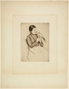 Papuga autorstwa Mary Cassatt