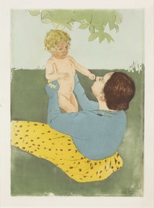 Pod kasztanowcem autorstwa Mary Cassatt