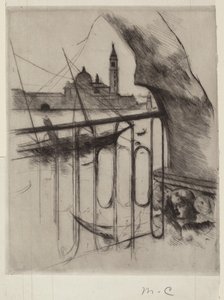 Widok Wenecji, 1887. autorstwa Mary Cassatt