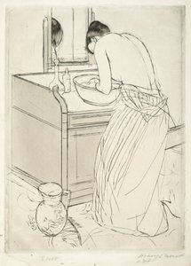 Kobieta w kąpieli autorstwa Mary Cassatt