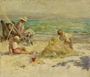 Nad morzem (olej na płótnie) autorstwa Mary Constance Oliver