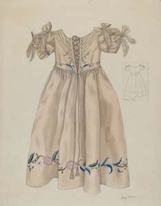 Sukienka dziecięca, ok. 1900 r. 1936. autorstwa Mary E Humes
