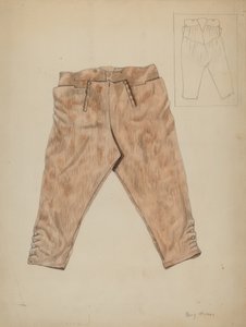 Spodnie myśliwskie, ok. 1900 r. 1936.