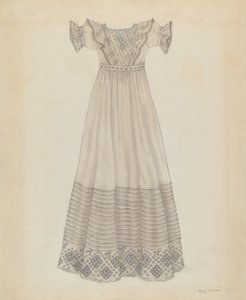 Sukienka niemowlęca, ok. 1900 r. 1936. autorstwa Mary E Humes