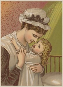 Dziecko mówi dobranoc (chromolitho)