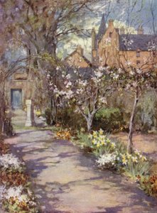 Szkockie Ogrody: Gartincaber (kolor lito) autorstwa Mary Georgina Wade Wilson