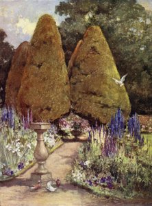 Scottish Gardens: Malleny (kolor lito) autorstwa Mary Georgina Wade Wilson