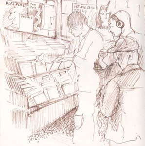 Rough Trade, 2006 (pióro i atrament) autorstwa Mary Kuper