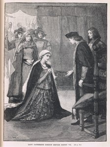 Lady Katarzyna Gordon przed Henrykiem VII 1497
