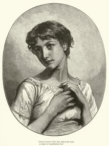 Modlitwa (grawerowanie) autorstwa Mary L. Gow