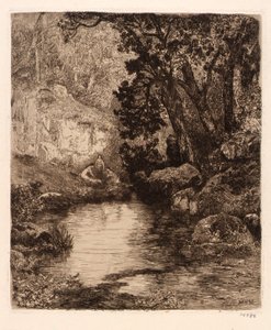 (Three Maidens at the River) autorstwa Mary Nimmo Moran