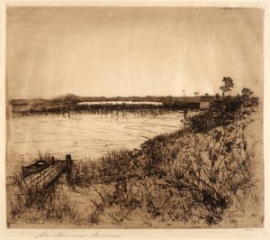 Stawy ze słoną wodą autorstwa Mary Nimmo Moran
