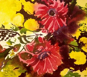 Gerbery autorstwa Mary Smith