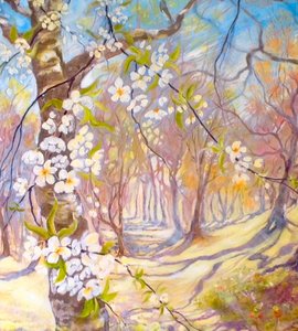 duże kwiaty na wiosnę autorstwa Mary Smith