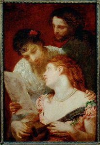 Muzyczna impreza ... (obraz na płótnie) autorstwa Mary Stevenson Cassatt