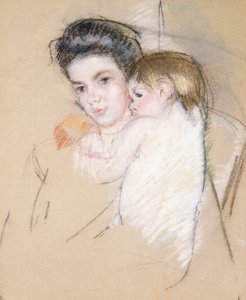 Matko i nagie dziecko, autorstwa Mary Cassatt