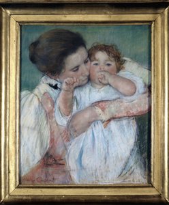Matka i dziecko - Mary Cassatt, Musee d