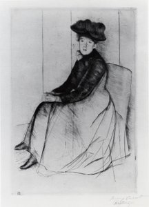 Odbicie autorstwa Mary Stevenson Cassatt