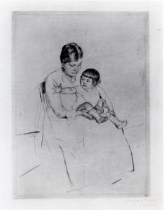 Pończocha autorstwa Mary Stevenson Cassatt