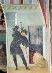 Ścięcie Jana Chrzciciela. 1435 autorstwa Tommaso Masolino da Panicale