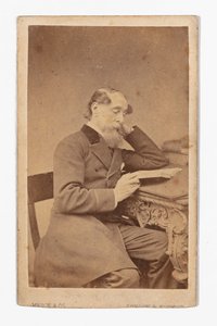 Carte-de-visite Charlesa Dickensa, Mason & Co