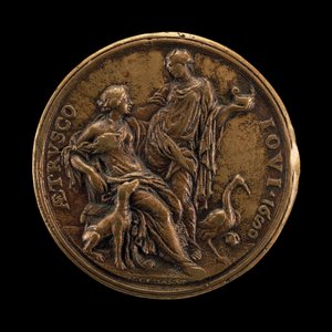 Alegoria czujności i lojalności [rewers], 1680. autorstwa Massimiliano Soldani
