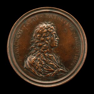 Francesco Redi, 1626-1697, Lekarz i naukowiec [awers], 1684. autorstwa Massimiliano Soldani