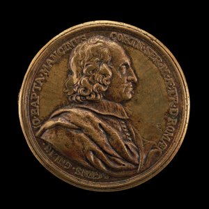 Giovanni Battista Mancini, zm. 1694, agent generalny Toskanii w Rzymie [awers], 1680. autorstwa Massimiliano Soldani