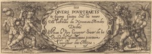 Les divers pourtraicts et figures I (strona tytułowa)