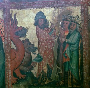 Panel czterdziesty czwarty Ołtarza Apokalipsy, XV w.
