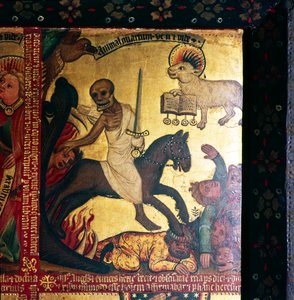 Czwarty Jeździec Apokalipsy, cesarz rzymski Domicjan, XIV-XV w.