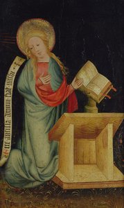 Dziewica Zwiastowania, z Ołtarza Żniwiarza, ok. 1410 (tempera na dębie) (patrz także 145253 i 145254)