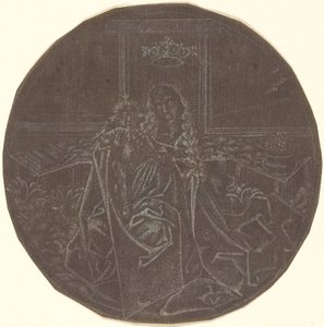 Madonna z Dzieciątkiem w ogrodzie autorstwa Master E.S. Facsimile