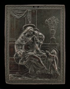 Madonna z Dzieciątkiem ze św. Janem Chrzcicielem, prawdopodobnie ok. 1600. autorstwa Master F.D.
